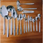 سرویس قاشق چنگال یونیک 144 پارچه 24 نفره مدل ناخنی ماینز هولایف