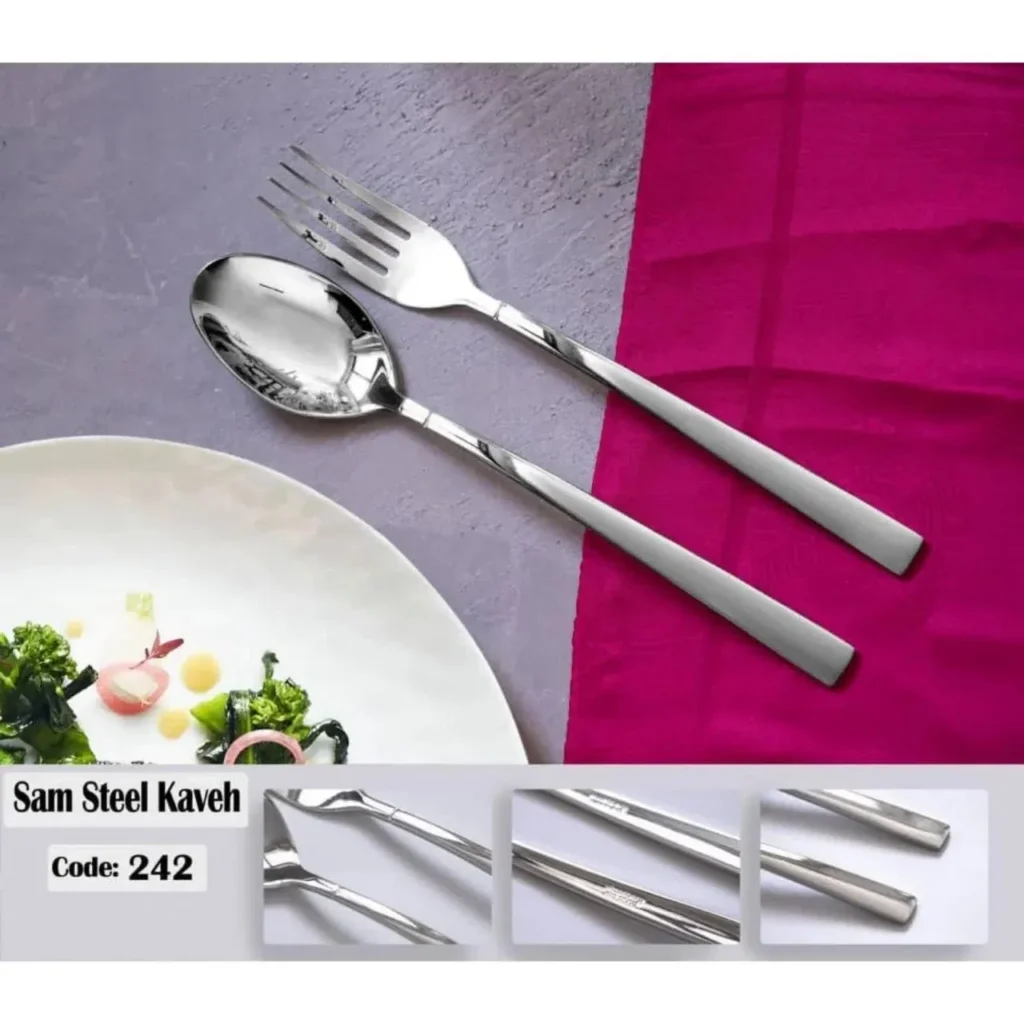 سرویس قاشق چنگال (SG) اس جی 143 پارچه 30 نفره مدل 242 هولایف