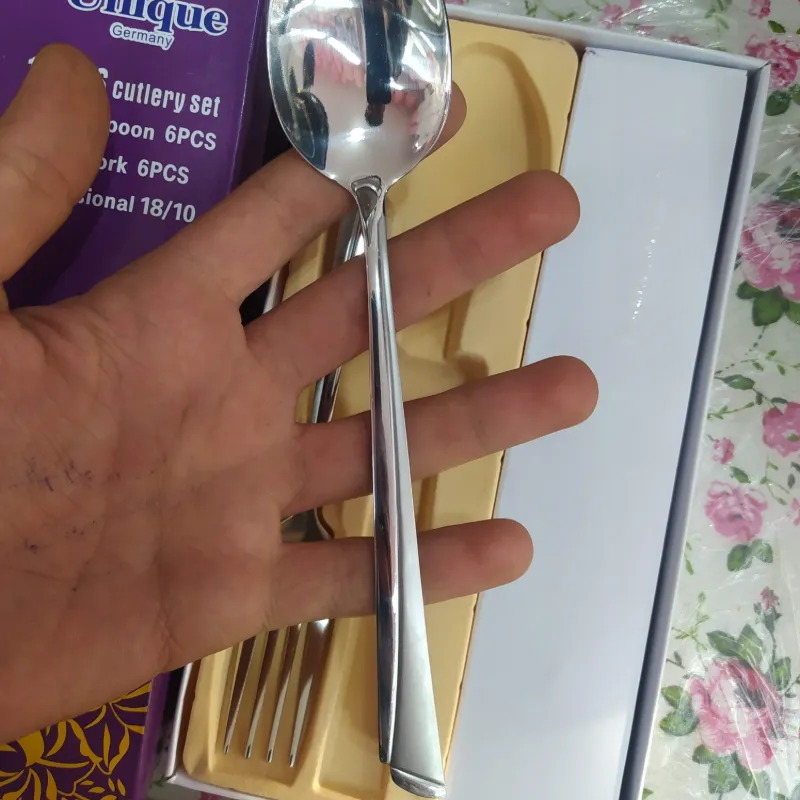 ست قاشق و چنگال یونیک 12 عددی طرح ناخنی هولایف