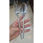 سرویس قاشق چنگال بیزانس 144 پارچه 24 نفره مدل سوزنی مات هولایف