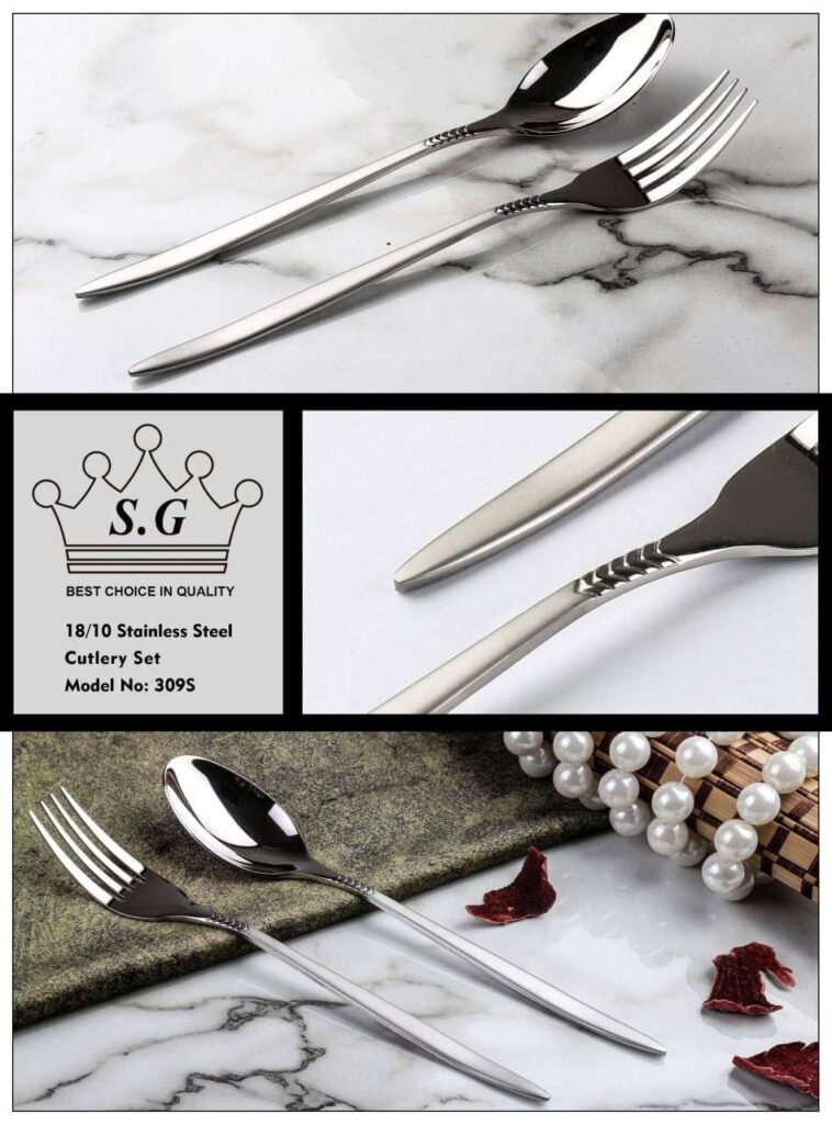 سرویس قاشق چنگال (SG) اس جی 143 پارچه 30 نفره مدل 309S هولایف