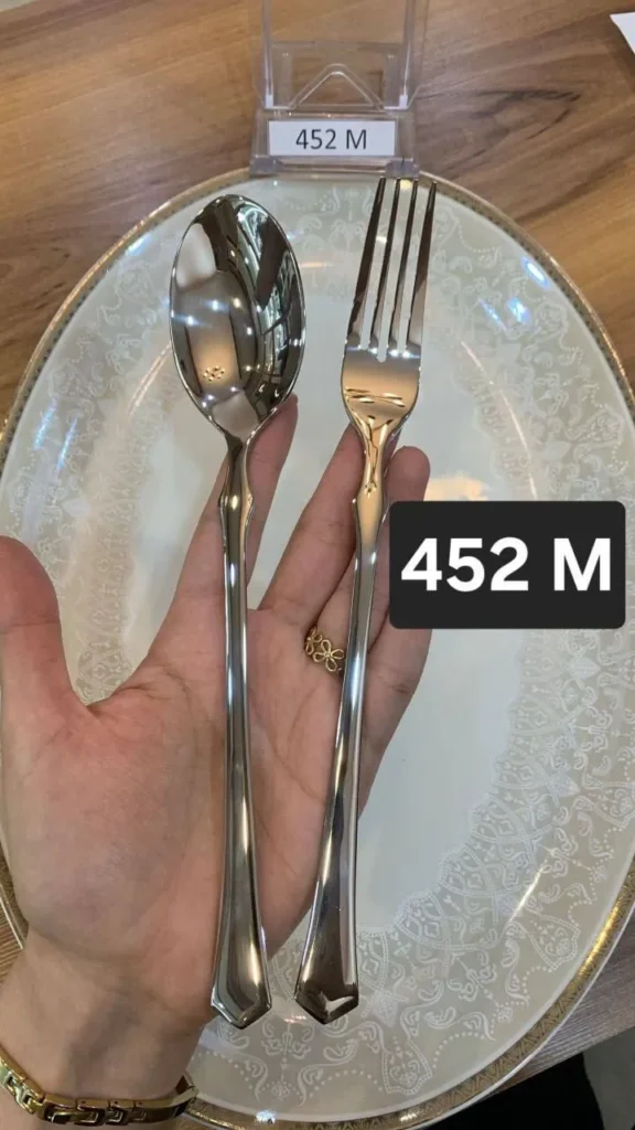 سرویس قاشق چنگال (SG) اس جی 143 پارچه 30 نفره مدل 452M هولایف